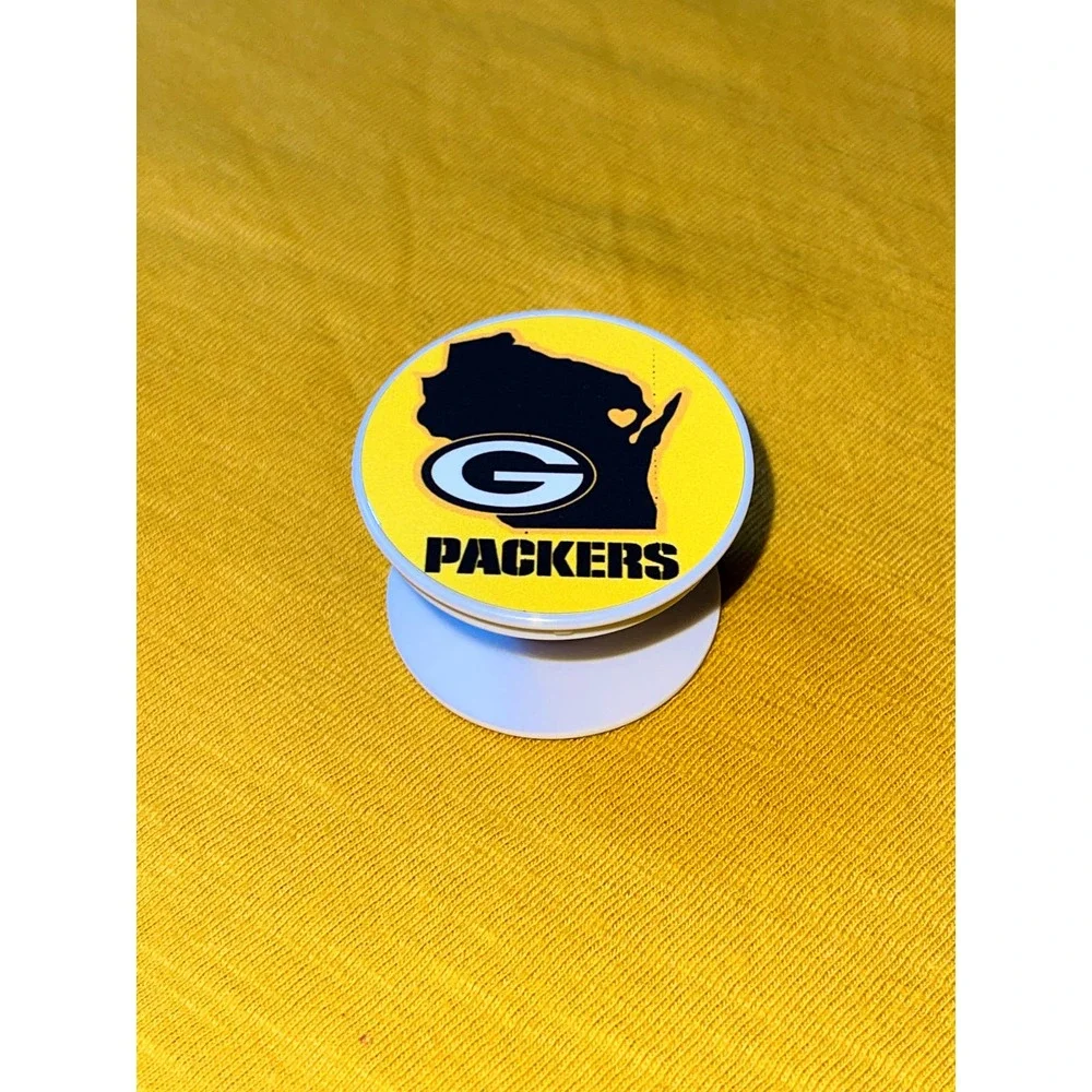 Green Bay Football Pop Up Phone Accessory With Super Strong Glue